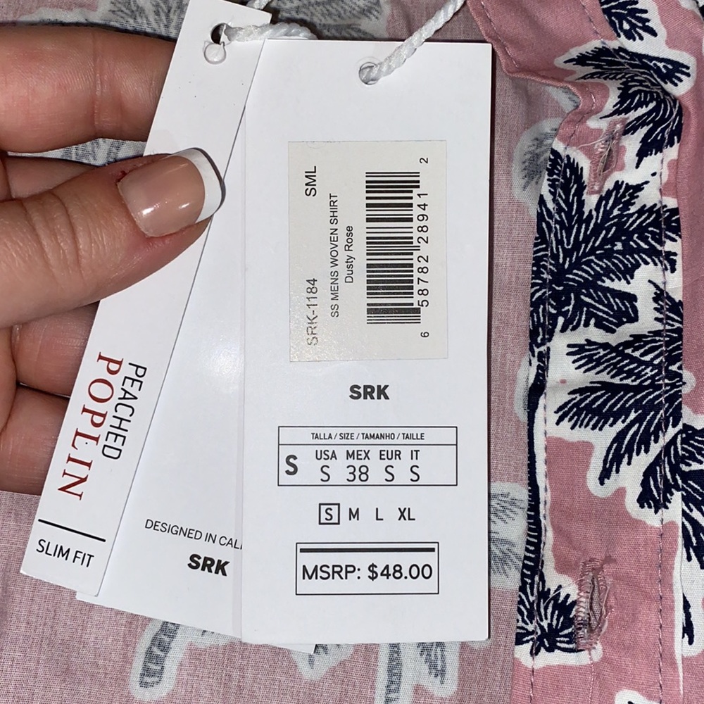 Pink button down - Picture 3 of 3
